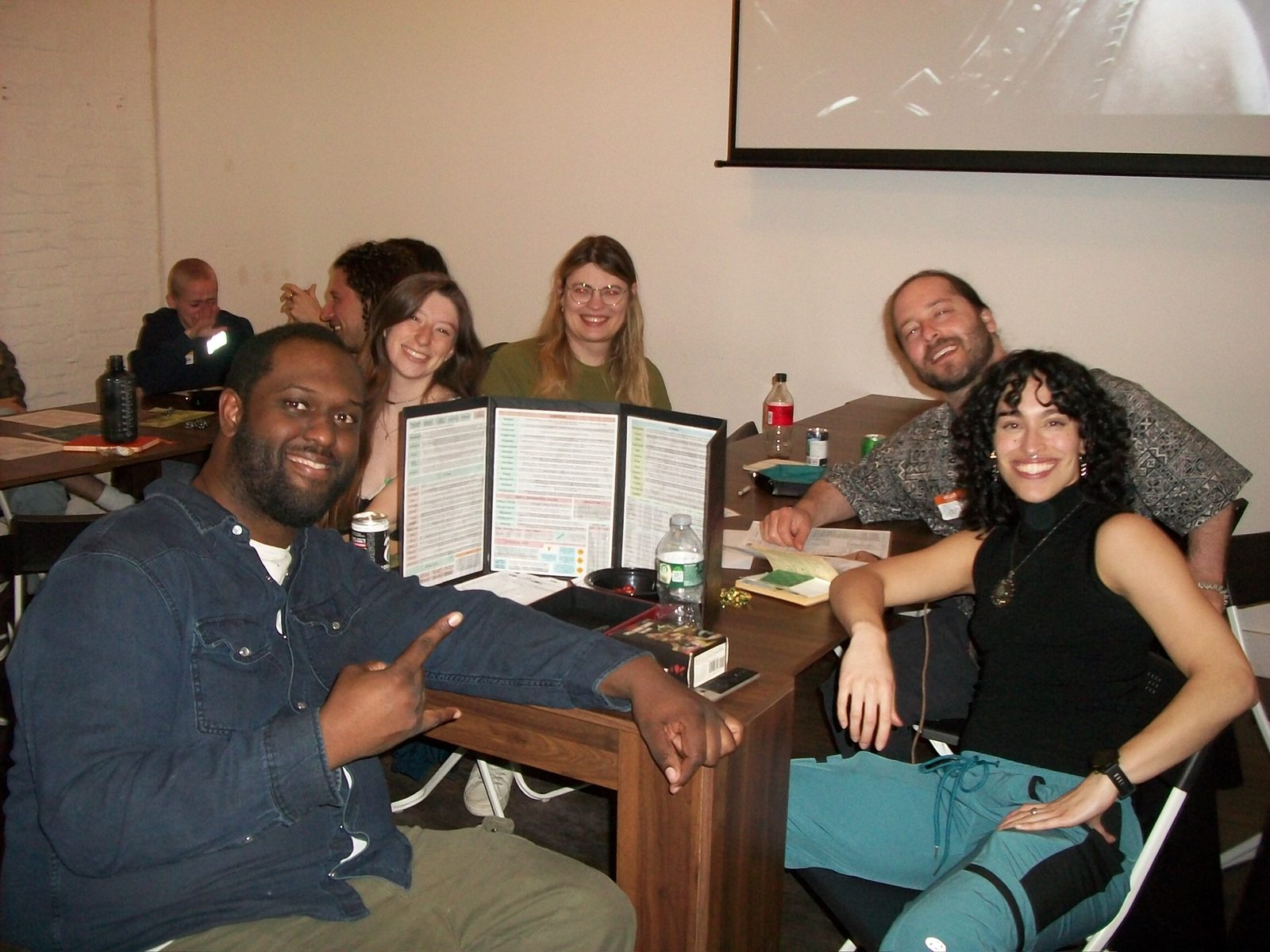 Regulars around the table on game night